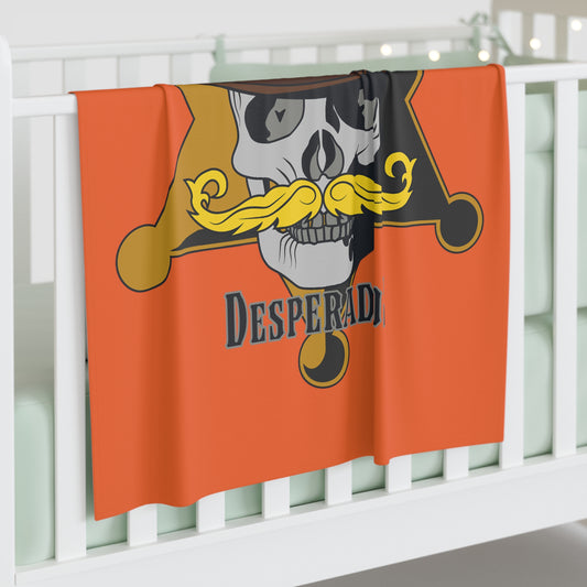 Desperados Orange Baby Swaddle Blanket