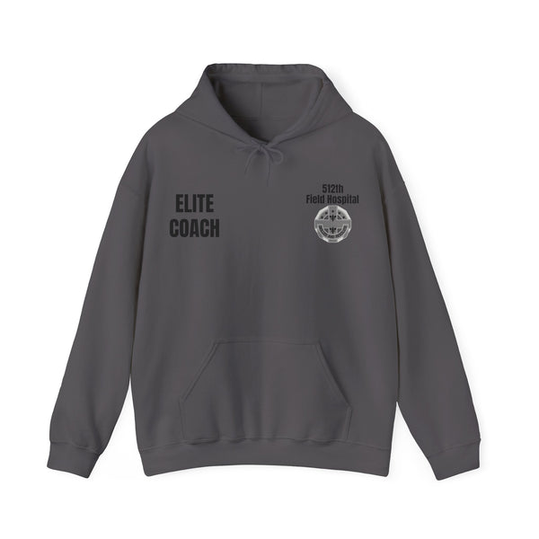 Elite Coach - 512th Field Hospital - Unisex Heavy Blend™ Hooded Sweatshirt