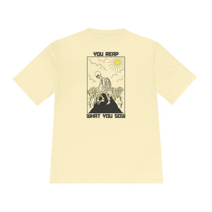 Sow Smiles - SKELETON BACK- Moisture Wicking Tee