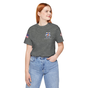 102d SSB - Sleeve with USA/2TSB - Unisex Jersey Short Sleeve Tee