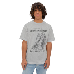 Reasonable People - Unisex Oversized Boxy Tee
