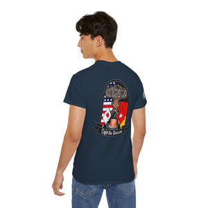 USANEC-S - Flag on Sleeve - Ultra Cotton Tee