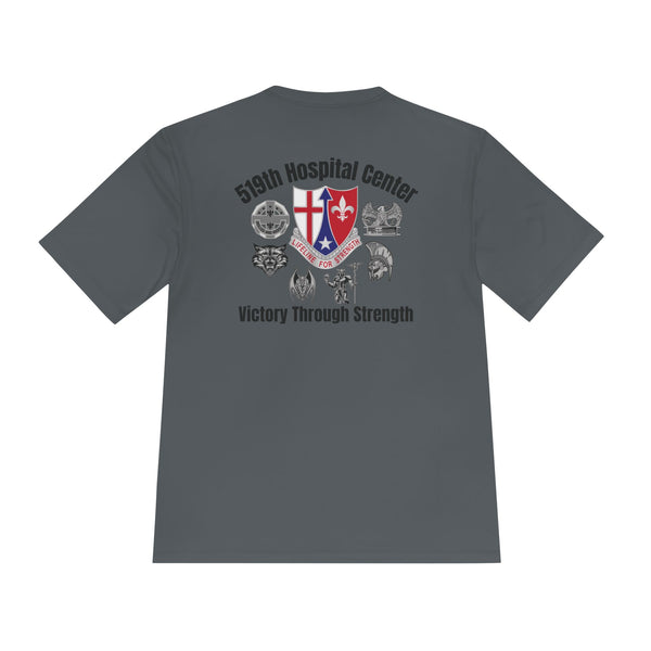 HHD, 519th Hospital Center - Unisex Moisture Wicking Tee