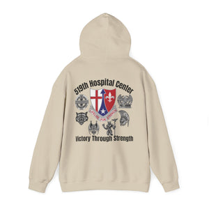 Elite Coach - 512th Field Hospital - Unisex Heavy Blend™ Hooded Sweatshirt