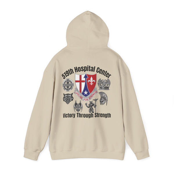 Elite Coach - 512th Field Hospital - Unisex Heavy Blend™ Hooded Sweatshirt