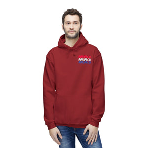 America x 3 - Unisex Hooded Sweatshirt, Made in USA