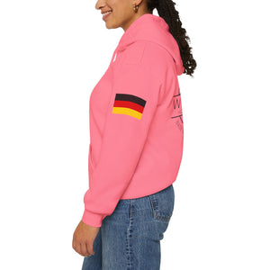 WHM - Flags on Sleeves - Unisex Heavy Blend™ Hooded Sweatshirt