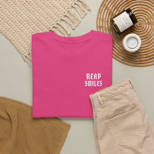 Reap Smiles - Embroidery - Unisex Heavy Cotton Tee