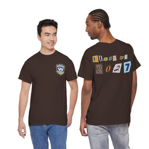 WHS Class of 2027 - Adult Sizes - Unisex Heavy Cotton Tee