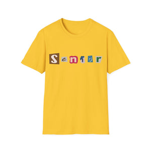Senior - Adult Sizing - Blank Back - Unisex Softstyle T-Shirt