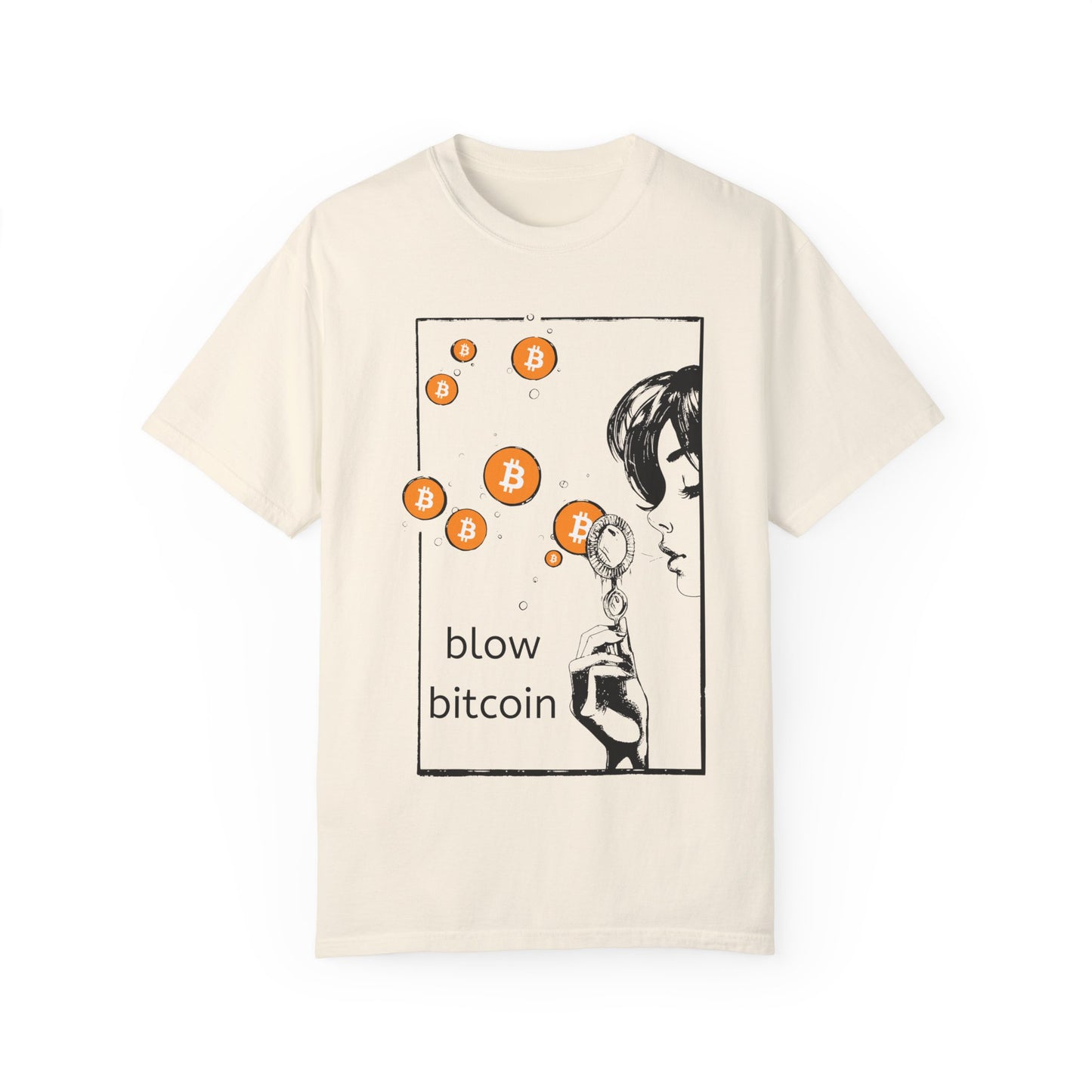 Blow Bitcoin! - Unisex Garment-Dyed T-shirt