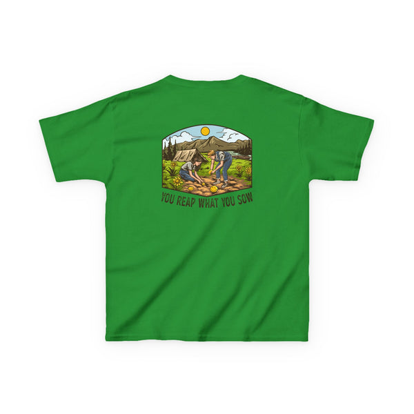 Camping Smiles! - Kids Heavy Cotton Tee