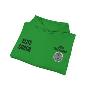 Elite Coach - 512th Field Hospital - Unisex Heavy Blend™ Hooded Sweatshirt