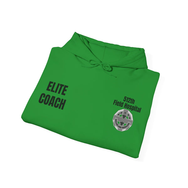Elite Coach - 512th Field Hospital - Unisex Heavy Blend™ Hooded Sweatshirt