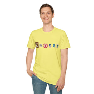 Senior - Adult Sizing - Blank Back - Unisex Softstyle T-Shirt