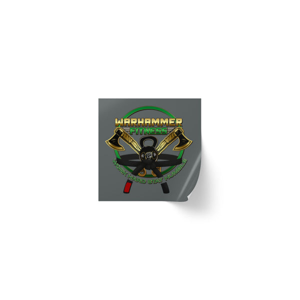 Warhammer Fitness Sticker Labels