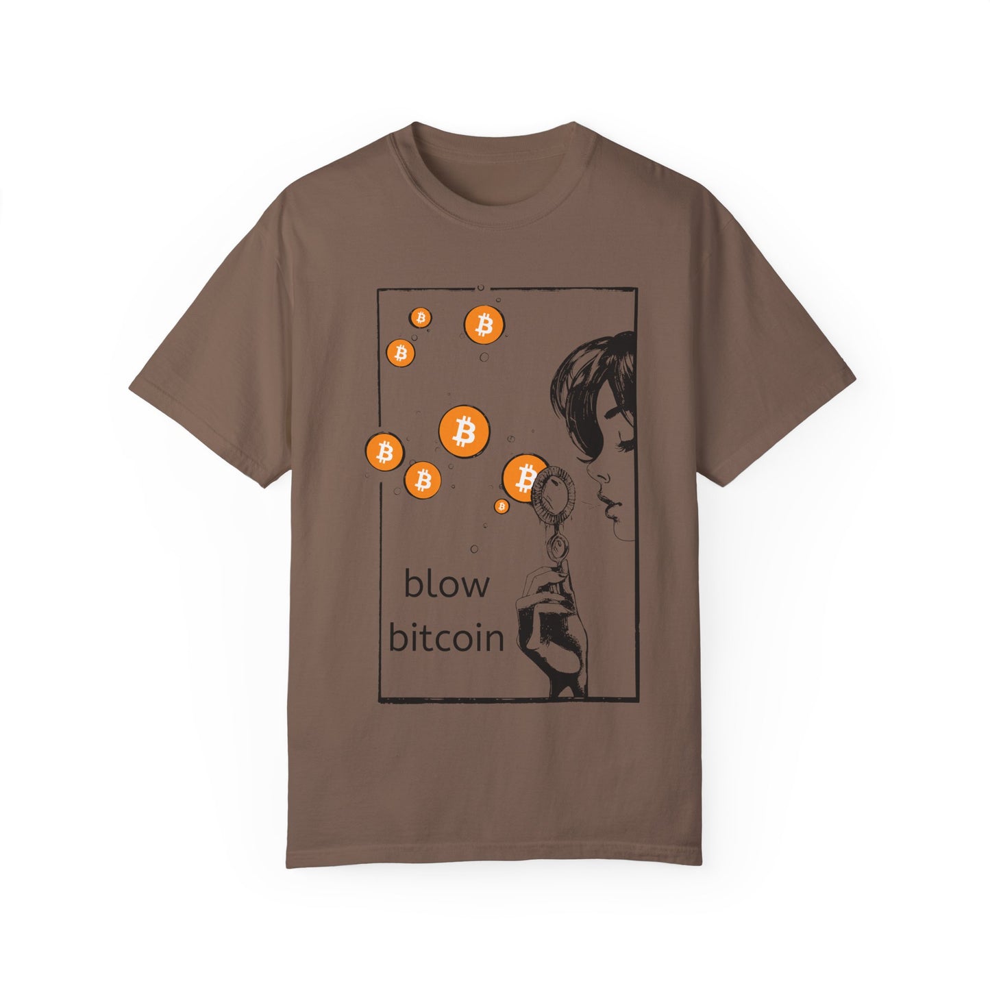 Blow Bitcoin! - Unisex Garment-Dyed T-shirt