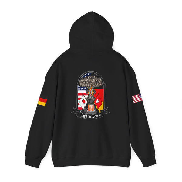 USANEC-S  Flags on Sleeves  Unisex Heavy Blend™ Hooded Sweatshirt