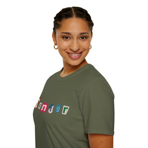 Senior - Adult Sizing - Blank Back - Unisex Softstyle T-Shirt