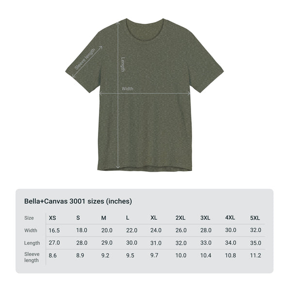 WHM - Flag on Sleeves - Unisex Jersey Short Sleeve Tee