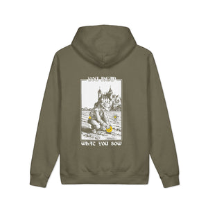 Sow Smiles! - Farmer Back - Organic Side Pocket Sounder Hoodie