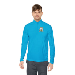 CSD Dragon - Orange text - Unisex Quarter-Zip Pullover