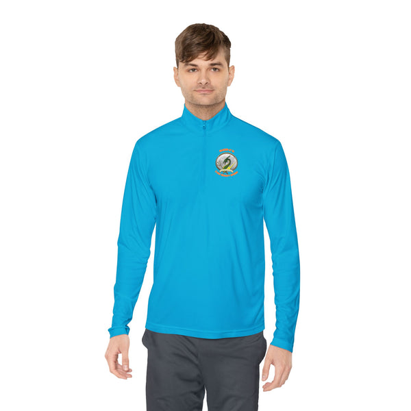 CSD Dragon - Orange text - Unisex Quarter-Zip Pullover