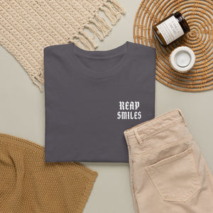 Reap Smiles - Embroidery - Unisex Heavy Cotton Tee