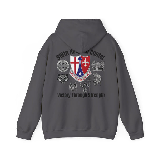 Elite Coach - 512th Field Hospital - Unisex Heavy Blend™ Hooded Sweatshirt