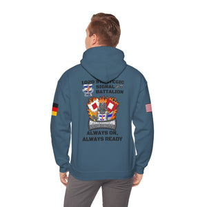 S4 - Option 1 - 102D SSB - Flags on Sleeves - Unisex Heavy Blend™ Hooded Sweatshirt