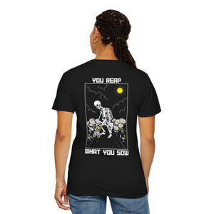 Sow Smiles! - Skeleton Back - Garment-Dyed Tee