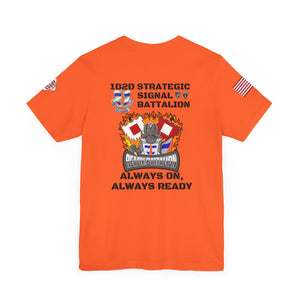 102d SSB - Sleeve with USA/2TSB - Unisex Jersey Short Sleeve Tee