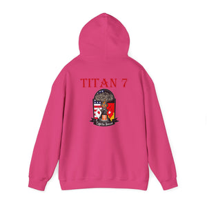 Titan 7 Call Sign - No Flags on Sleeves - USANEC-S - Unisex Heavy Blend™ Hooded Sweatshirt