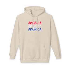 America x3!!! - Unisex Hooded Sweatshirt, Made in US