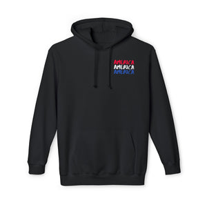 America x 3 - Unisex Hooded Sweatshirt, Made in USA