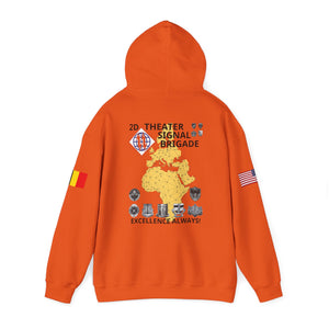 509th SSB - Flags on Sleeves - Unisex Heavy Blend™ Hooded Sweatshirt