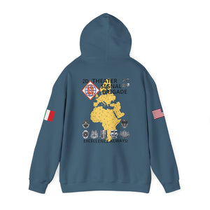 509th SSB - Flags on Sleeves - Unisex Heavy Blend™ Hooded Sweatshirt