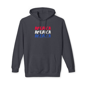 America x3!!! - Unisex Hooded Sweatshirt, Made in US