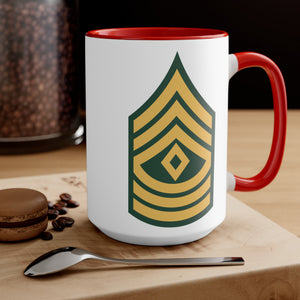 USANEC 1SG Accent Mugs