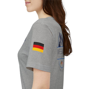 WHM - Flags on Sleeves - Unisex Jersey Short Sleeve Tee