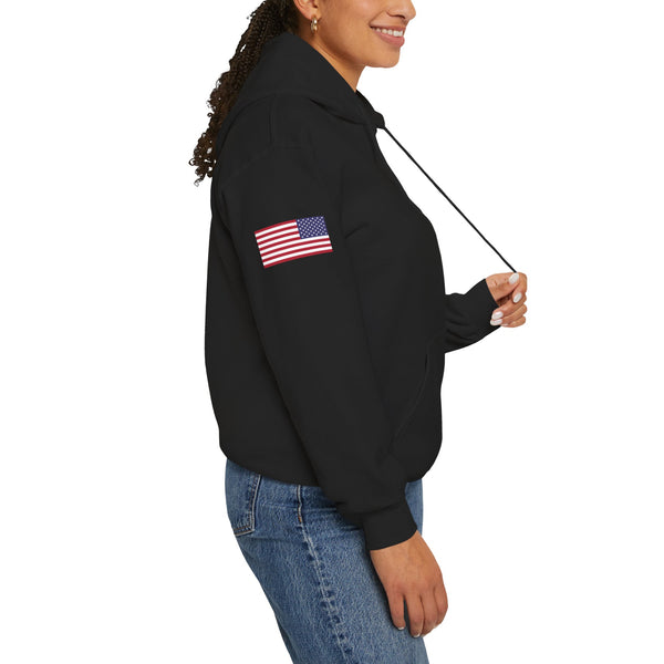 USANEC-S  Flags on Sleeves  Unisex Heavy Blend™ Hooded Sweatshirt