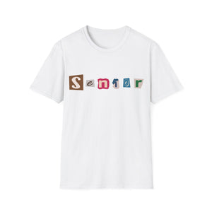 Senior - Adult Sizing - Blank Back - Unisex Softstyle T-Shirt