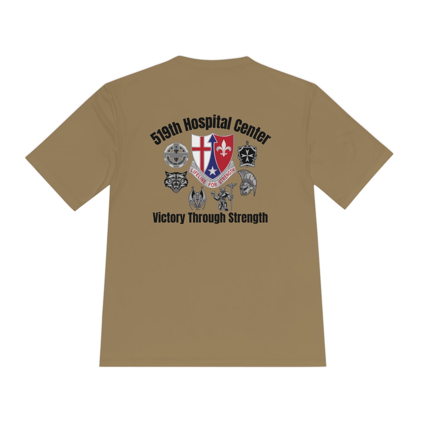 HHD, 519th Hospital Center - Unisex Moisture Wicking Tee