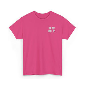 Reap Smiles - Embroidery - Unisex Heavy Cotton Tee