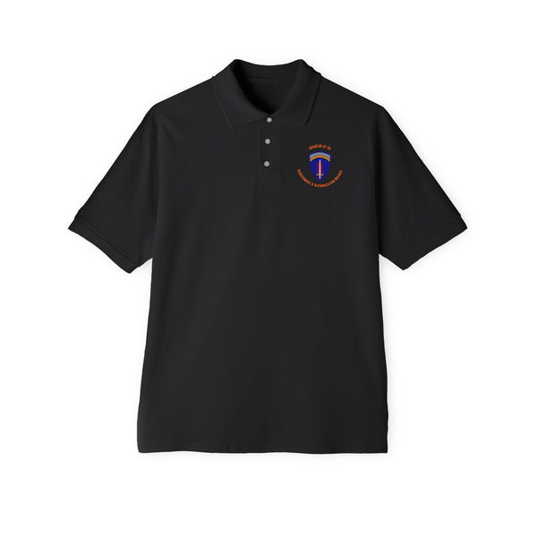 AAB U'R-AF - Orange text - Men's Piqué Polo