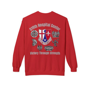 519th Hospital Center - Unisex Midweight Softstyle Fleece Crewneck Sweatshirt