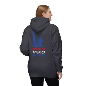 America x3!!! - Unisex Hooded Sweatshirt, Made in US