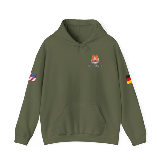 44th ESB-E - Flags on Sleeves - Unisex Heavy Blend™ Hooded Sweatshirt