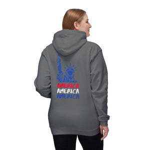 America x3!!! - Unisex Hooded Sweatshirt, Made in US