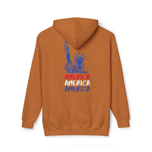 America x3!!! - Unisex Hooded Sweatshirt, Made in US